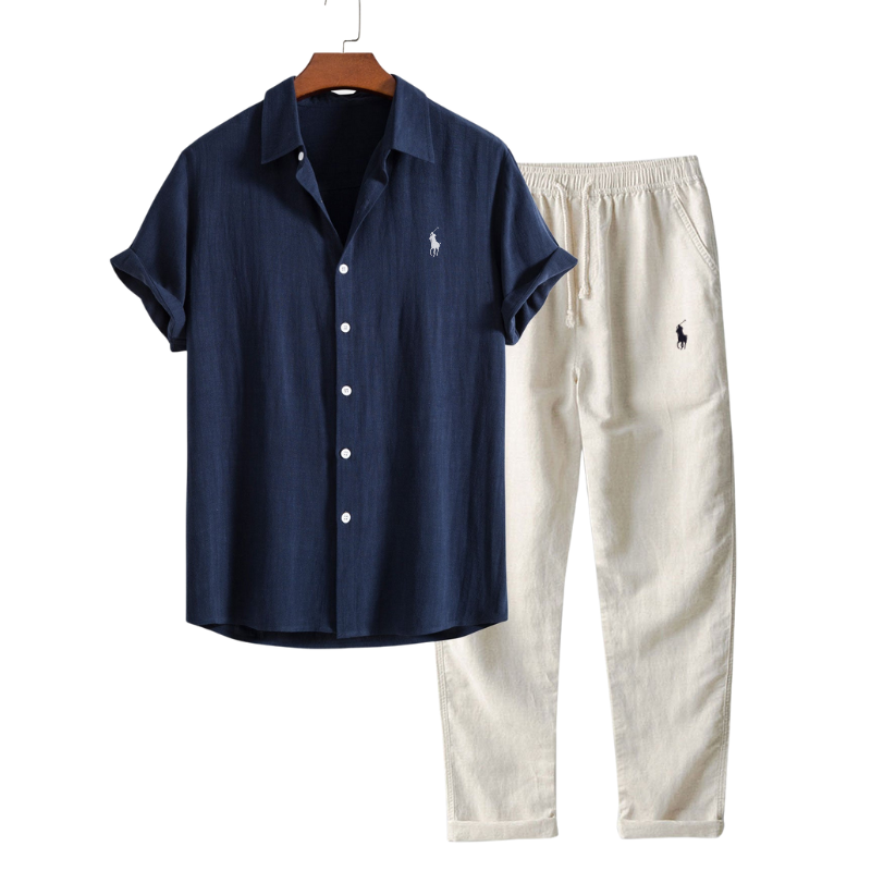 Heritageрh Lаurеn™ Men’s Premium Linen Summer Set Position 2